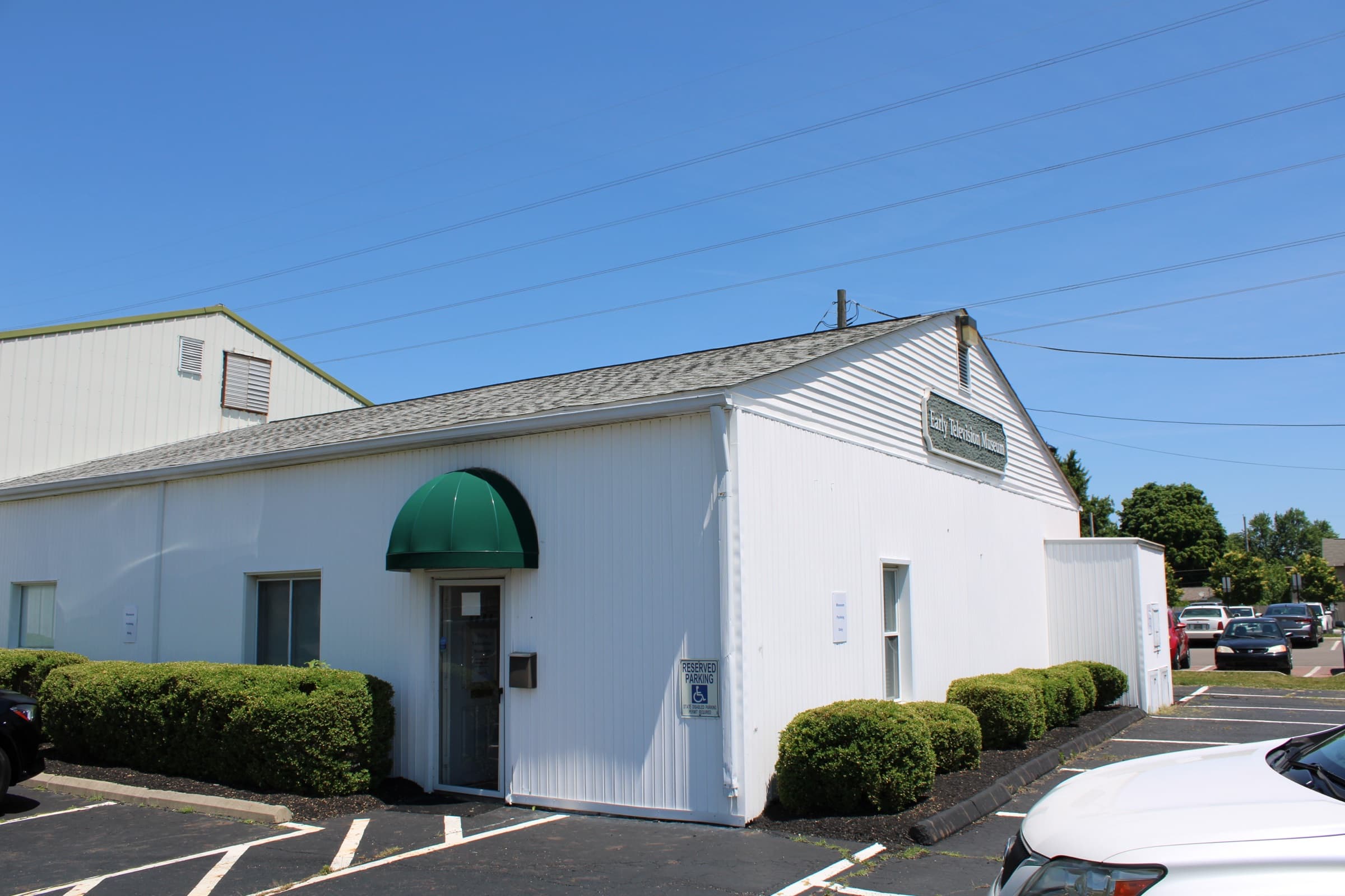 Exterior of the Early Television Museum on Franklin Street in Hilliard, Ohio